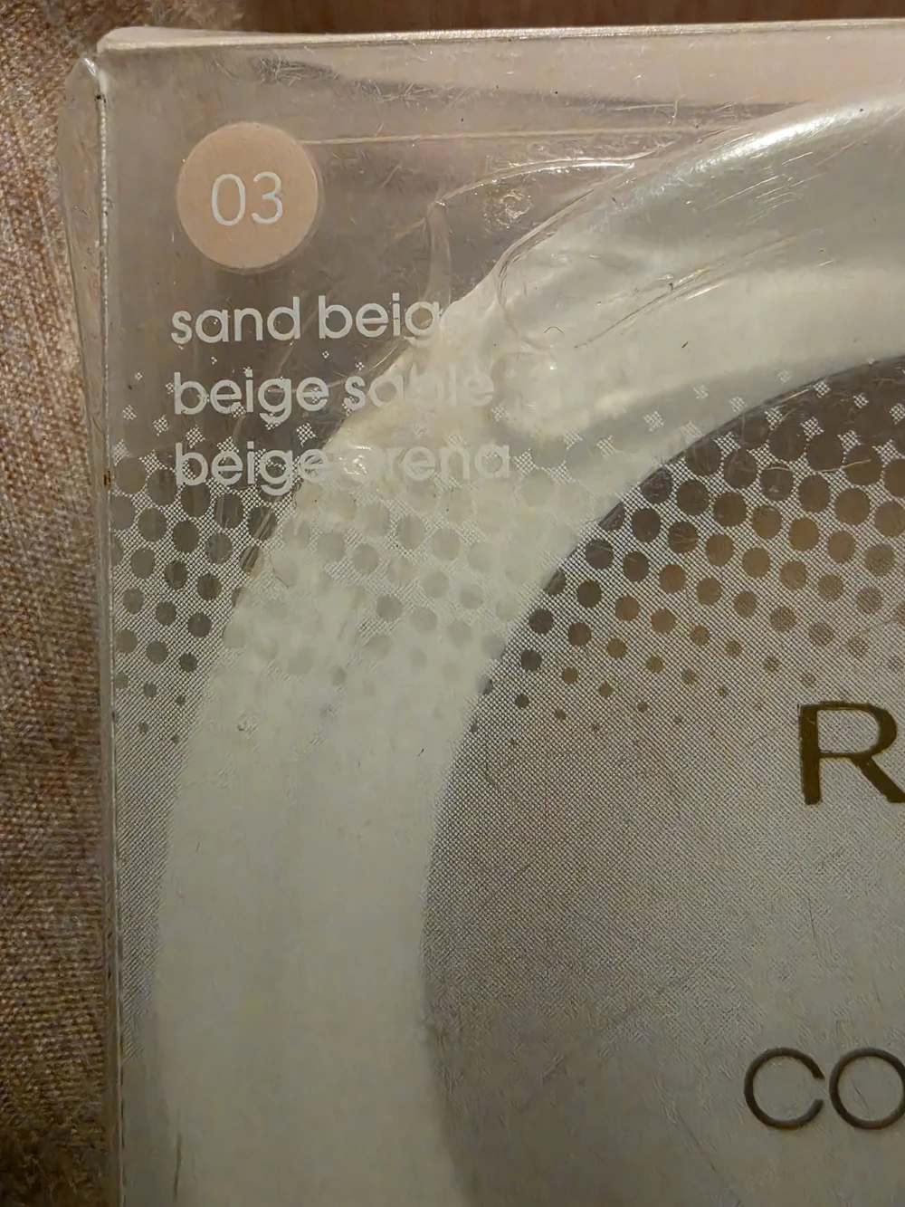 REVLON New Complexion One‑Step Compact Makeup Sand Beige 03 • SPF 15 • Full‑Cove